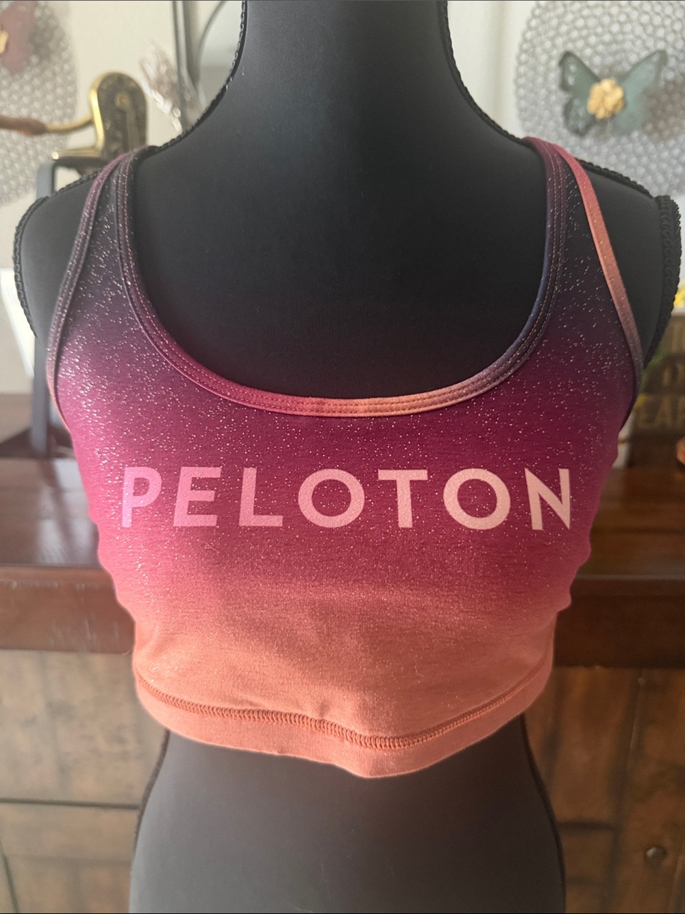 2021 Peloton Limited Release Sunrise Fade Shimmers Sports Bra